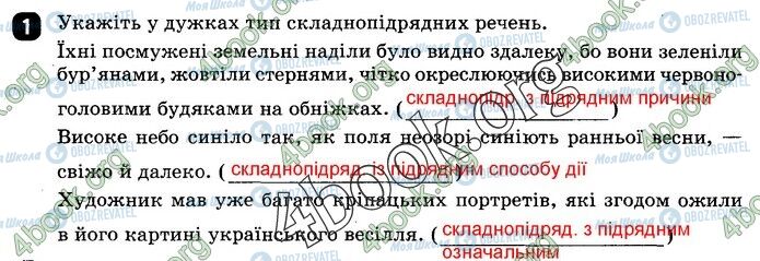 ГДЗ Українська мова 9 клас сторінка СР3 В1(1)